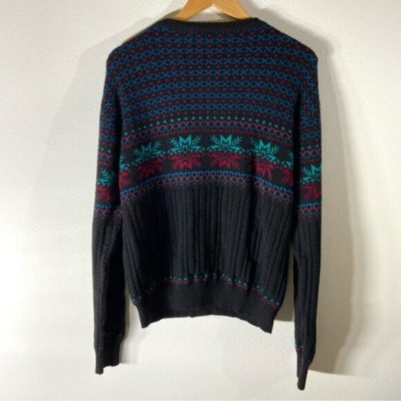 Vintage Rob Winter Men’s Acrylic Knit Snowflake Sweater. Size XL. - Picture 2 of 15